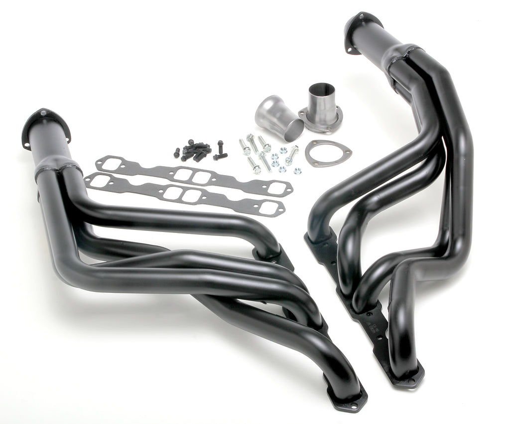 Hedman Hedders 63503 Black Long-Tube Headers For '67-69 Camaro 283-400, Close Ratio PS for Select Chevrolet Camaro, Chevrolet Chevy II, Chevrolet Nova