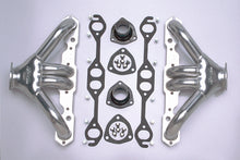 Load image into Gallery viewer, Hedman Hedders 68506 Silver Tight-Tubes Headers For Street Rods/Tri-5s with 283-400 for Select Chevrolet Bel Air, Chevrolet One-Fifty Series, Chevrolet Two-Ten Series