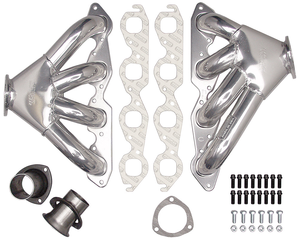 Hedman Hedders 68516 2 in Silver Tight-Tubes Headers For Street Rods/Tri-5s w/396-502