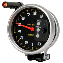 Load image into Gallery viewer, AutoMeter 6851 GAUGE, TACH, 5", 9K RPM, PEDESTAL W/ QUICK LITE &amp; PEAK MEMORY, PRO-COMP