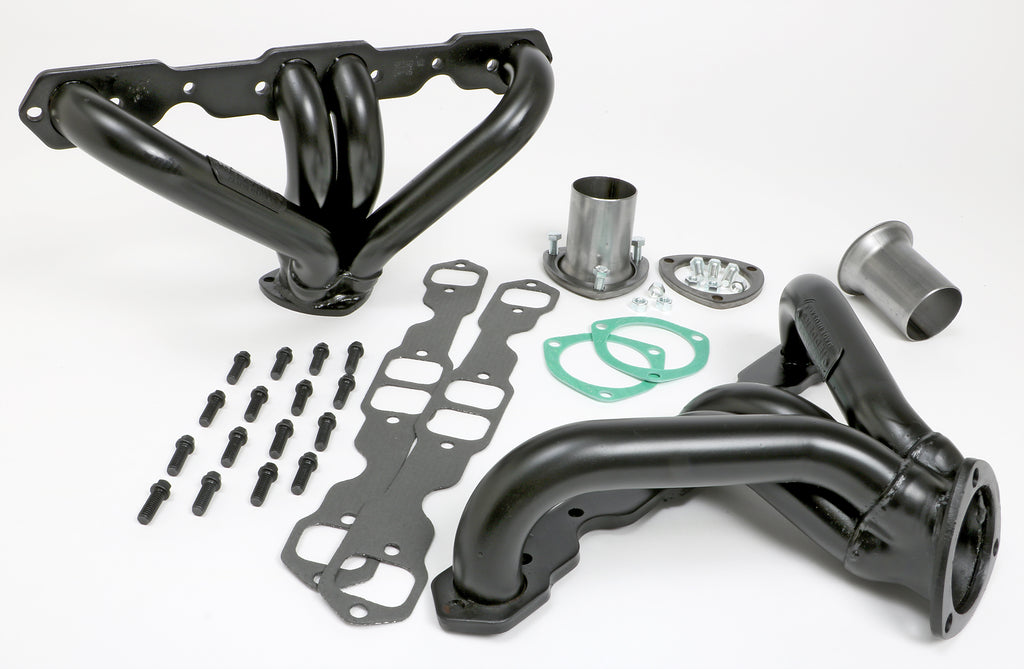 Hedman Hedders 68560 1-5/8 in. Block Hugger Headers For 283-400 SB Chevy Engines