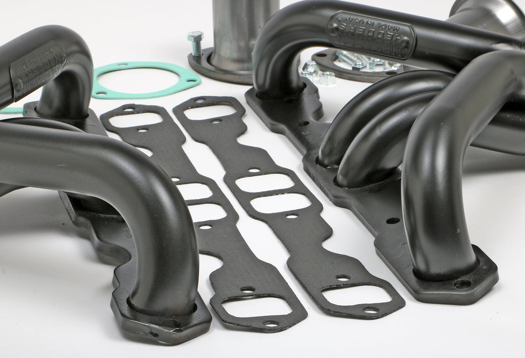 Hedman Hedders 68560 1-5/8 in. Block Hugger Headers For 283-400 SB Chevy Engines