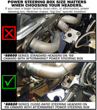 Load image into Gallery viewer, Hedman Hedders 68606 Silver Mid-Length Headers For 67-81 Camaro, Nova, G-Body 283-400 for Select Chevrolet Bel Air, Chevrolet Biscayne, Chevrolet Caprice, Chevrolet Chevelle, Chevrolet El Camino, Chevrolet Impala, Chevrolet Monte Carlo, Chevrolet