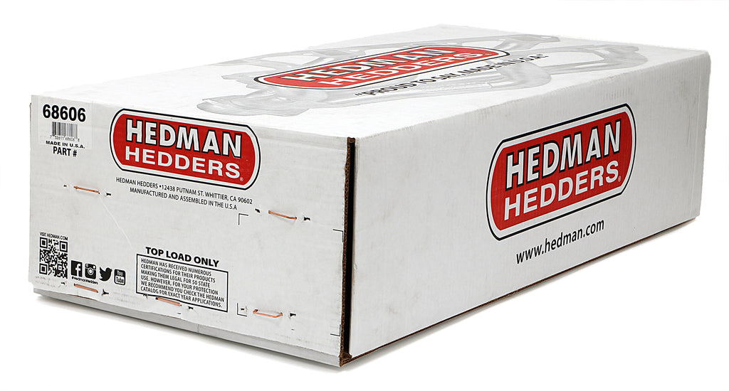 Hedman Hedders 68606 Silver Mid-Length Headers For 67-81 Camaro, Nova, G-Body 283-400 for Select Chevrolet Bel Air, Chevrolet Biscayne, Chevrolet Caprice, Chevrolet Chevelle, Chevrolet El Camino, Chevrolet Impala, Chevrolet Monte Carlo, Chevrolet