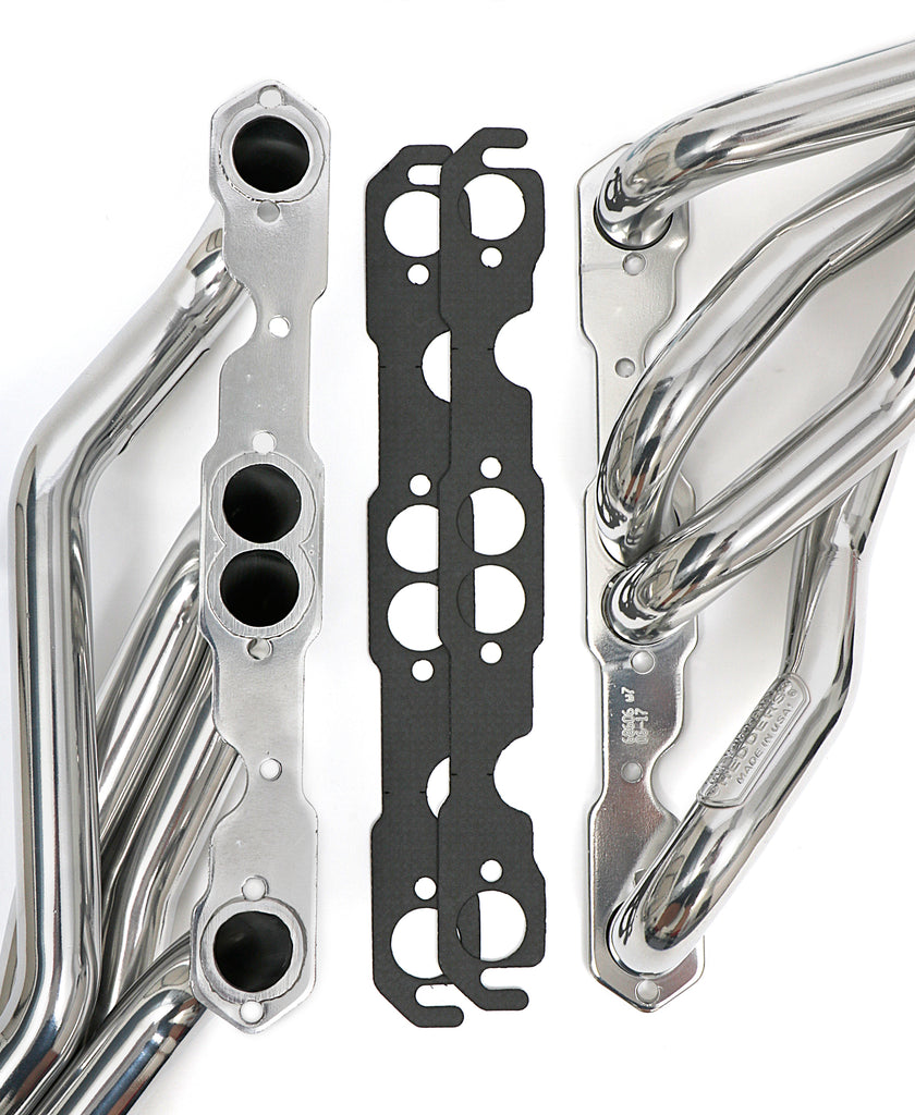 Hedman Hedders 68606 Silver Mid-Length Headers For 67-81 Camaro, Nova, G-Body 283-400 for Select Chevrolet Bel Air, Chevrolet Biscayne, Chevrolet Caprice, Chevrolet Chevelle, Chevrolet El Camino, Chevrolet Impala, Chevrolet Monte Carlo, Chevrolet