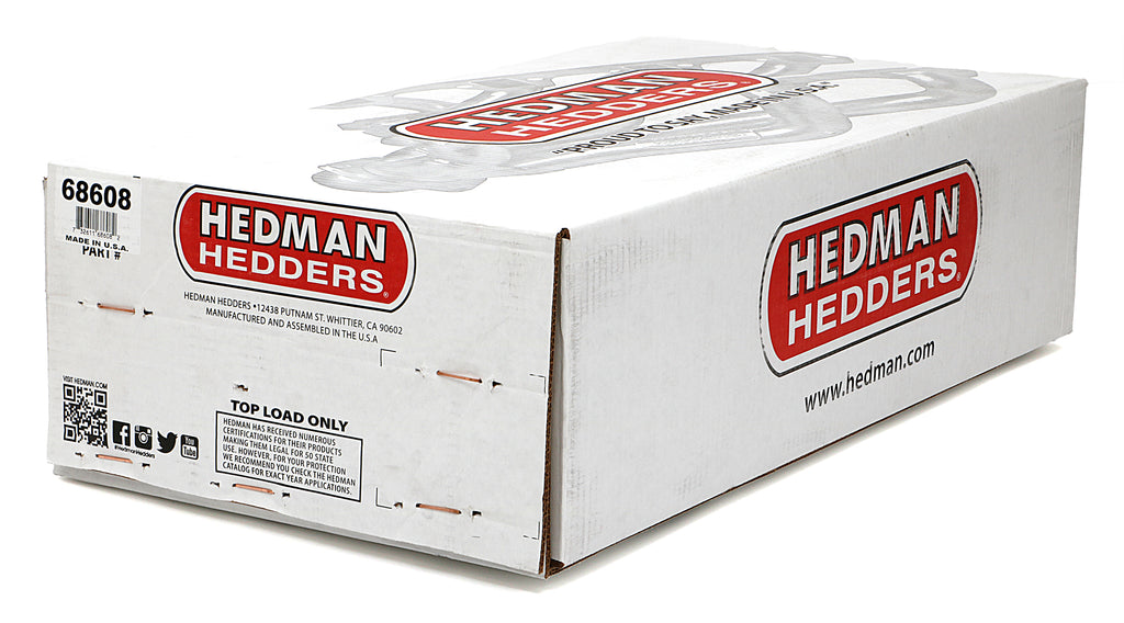 Hedman Hedders 68608 H.D. Silver Mid-Length Headers For 67-81 Camaro, G-Body w/283-400 for Select Chevrolet Bel Air, Chevrolet Biscayne, Chevrolet Caprice, Chevrolet Chevelle, Chevrolet El Camino, Chevrolet Impala, Chevrolet Monte Carlo, Chevrolet