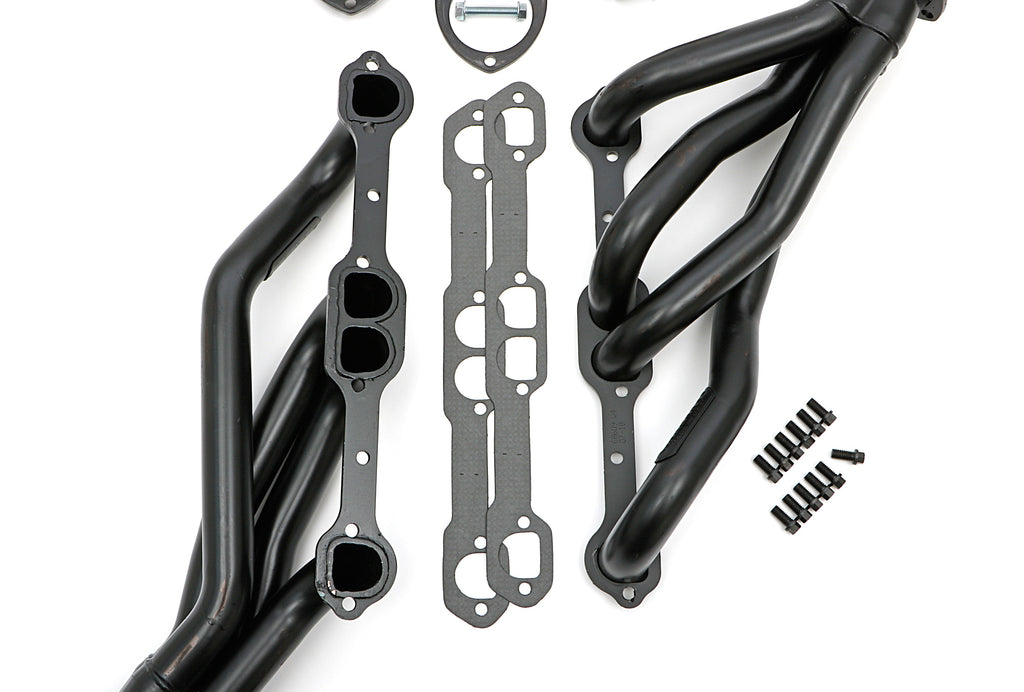 Hedman Hedders 68609 Mid-Length D-Port Headers For 67-81 Camaro, Nova, G-Body 283-400 for Select Chevrolet Bel Air, Chevrolet Biscayne, Chevrolet Caprice, Chevrolet Chevelle, Chevrolet El Camino, Chevrolet Impala, Chevrolet Monte Carlo, Chevrolet