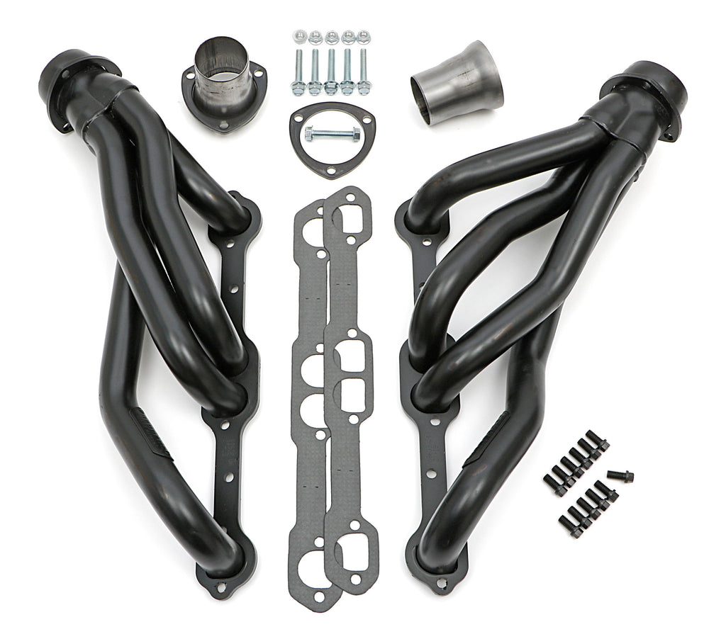 Hedman Hedders 68609 Mid-Length D-Port Headers For 67-81 Camaro, Nova, G-Body 283-400 for Select Chevrolet Bel Air, Chevrolet Biscayne, Chevrolet Caprice, Chevrolet Chevelle, Chevrolet El Camino, Chevrolet Impala, Chevrolet Monte Carlo, Chevrolet