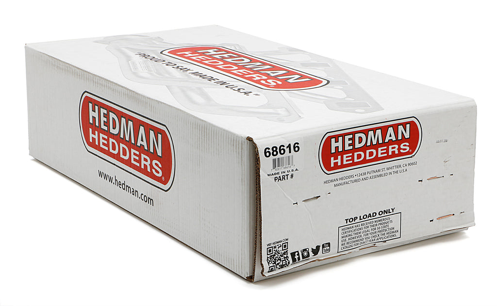 Hedman Hedders 68616 Silver Mid-Length Headers For 67-81 Camaro, 68-77 A-Body 396-502 for Select Chevrolet Bel Air, Chevrolet Biscayne, Chevrolet Brookwood, Chevrolet Camaro, Chevrolet Caprice, Chevrolet Chevelle, Chevrolet Chevy II, Chevrolet El Camino,