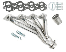 Load image into Gallery viewer, Hedman Hedders 68616 Silver Mid-Length Headers For 67-81 Camaro, 68-77 A-Body 396-502 for Select Chevrolet Bel Air, Chevrolet Biscayne, Chevrolet Brookwood, Chevrolet Camaro, Chevrolet Caprice, Chevrolet Chevelle, Chevrolet Chevy II, Chevrolet El Camino,