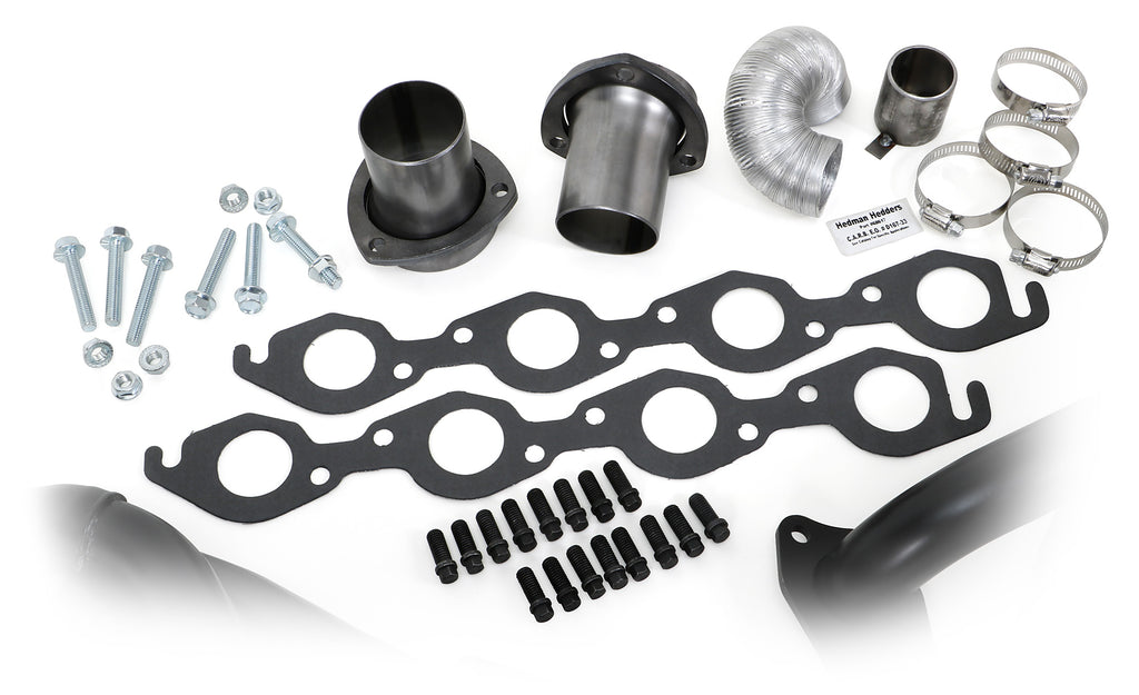 Hedman Hedders 68617 Mid-Length E.O. Headers For 67-81 Camaro/ Nova 396-502 w/A.I.R. for Select Chevrolet Bel Air, Chevrolet Biscayne, Chevrolet Brookwood, Chevrolet Camaro, Chevrolet Caprice, Chevrolet Chevelle, Chevrolet Chevy II, Chevrolet El Camino,