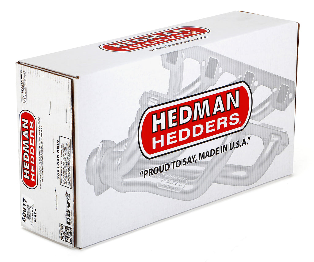 Hedman Hedders 68617 Mid-Length E.O. Headers For 67-81 Camaro/ Nova 396-502 w/A.I.R. for Select Chevrolet Bel Air, Chevrolet Biscayne, Chevrolet Brookwood, Chevrolet Camaro, Chevrolet Caprice, Chevrolet Chevelle, Chevrolet Chevy II, Chevrolet El Camino,