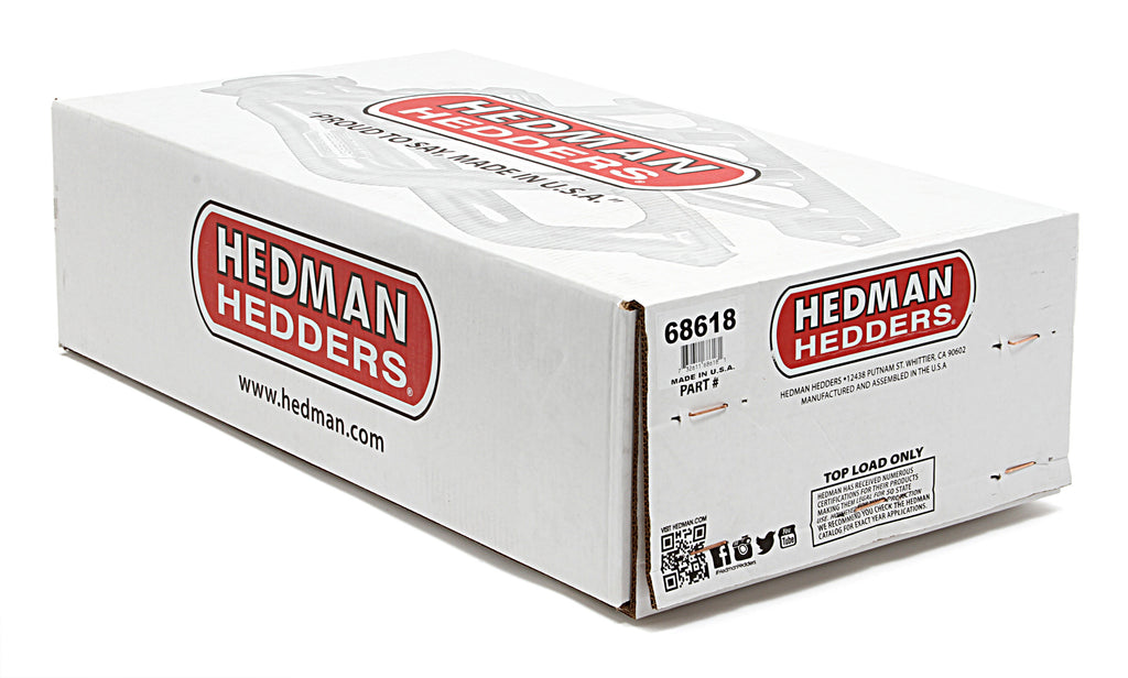 Hedman Hedders 68618 HD Silver Mid-Length Headers For 67-81 Camaro, Nova 396-502 for Select Chevrolet Bel Air, Chevrolet Biscayne, Chevrolet Brookwood, Chevrolet Camaro, Chevrolet Caprice, Chevrolet Chevelle, Chevrolet Chevy II, Chevrolet El Camino,