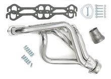 Load image into Gallery viewer, Hedman Hedders 68626 Silver Mid-Length Headers For 78-87 G-Body 283-400 w/Close Ratio for Select Chevrolet Bel Air, Chevrolet Biscayne, Chevrolet Caprice, Chevrolet Chevelle, Chevrolet El Camino, Chevrolet Impala, Chevrolet Monte Carlo, Chevrolet