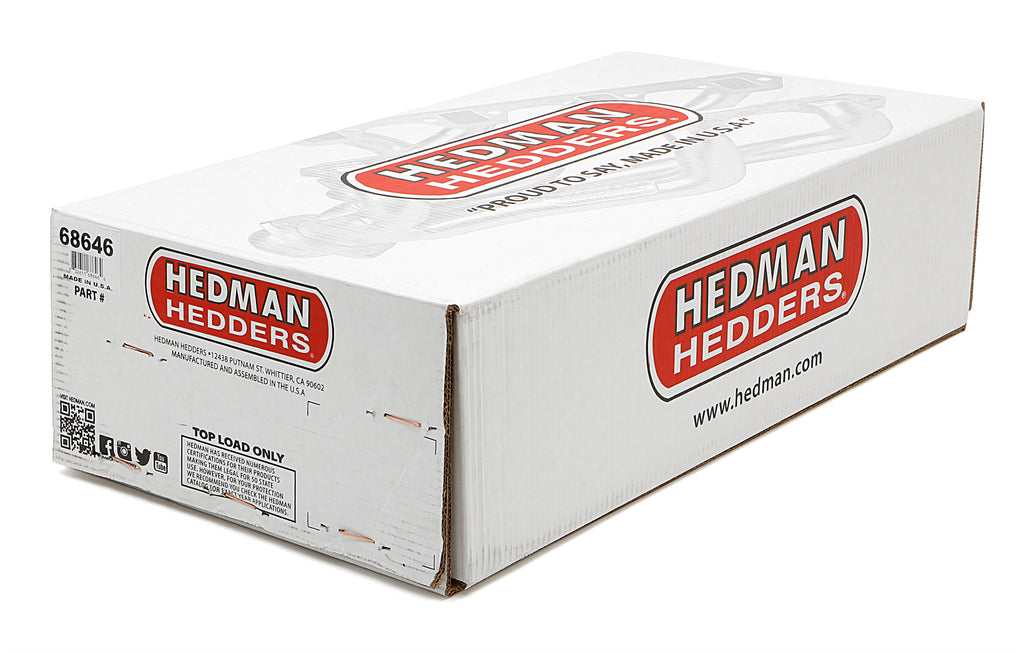 Hedman Hedders 68646 Silver Mid-Length Headers For 67-69 Camaro, 68-74 Nova 283-400 for Select Chevrolet Camaro, Chevrolet Chevy II, Chevrolet Nova