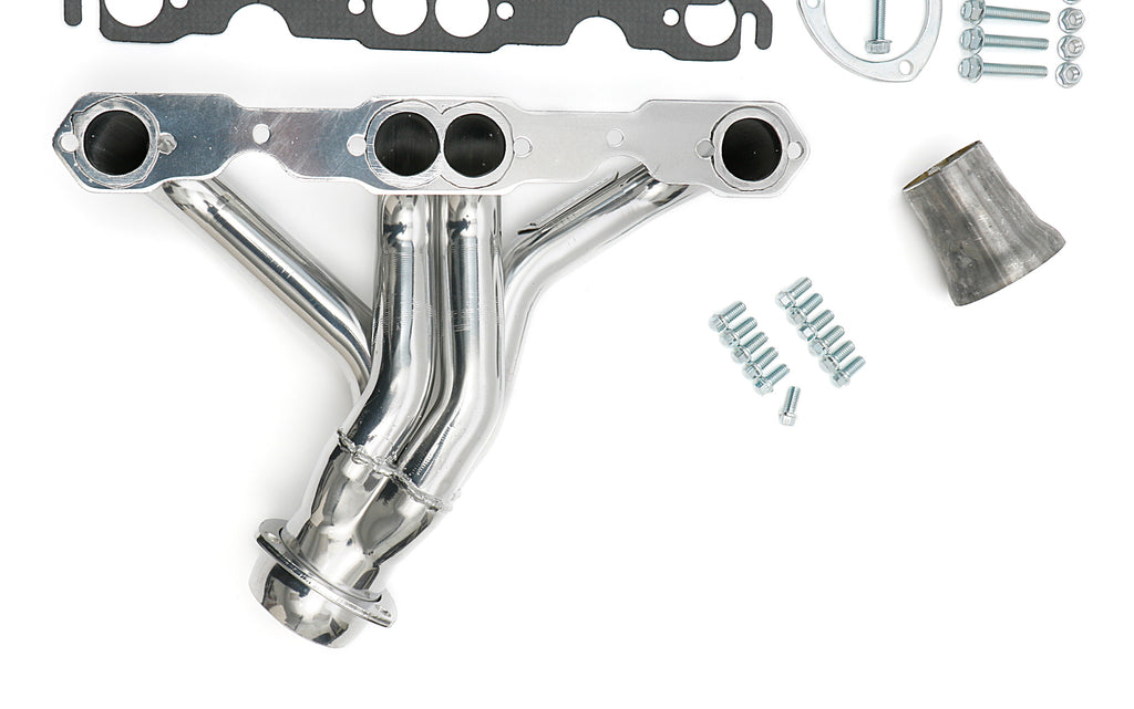 Hedman Hedders 68646 Silver Mid-Length Headers For 67-69 Camaro, 68-74 Nova 283-400 for Select Chevrolet Camaro, Chevrolet Chevy II, Chevrolet Nova