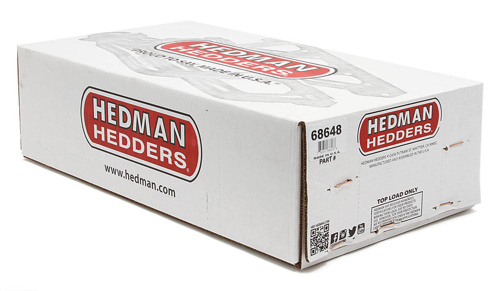 Hedman Hedders 68648 HD Silver Mid-Length Headers For 67-69 Camaro, 68-74 Nova 283-400 for Select Chevrolet Camaro, Chevrolet Chevy II, Chevrolet Nova