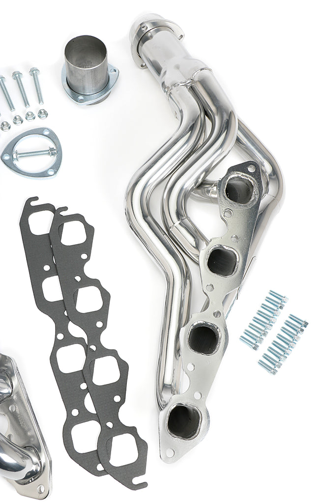 Hedman Hedders 68666 Silver Mid-Length Headers For '64-67 Chevelle/El Camino w/396-502 for Select Chevrolet Chevelle, Chevrolet El Camino