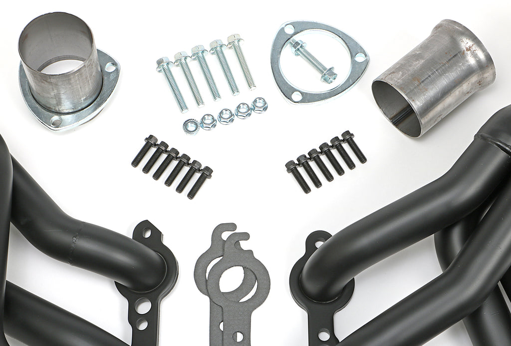 Hedman Hedders 68713 Black Mild Steel LS Swap Headers For 67-69 Camaro/FB, 68-74 Nova