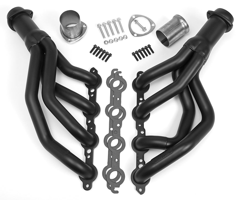 Hedman Hedders 68713 Black Mild Steel LS Swap Headers For 67-69 Camaro/FB, 68-74 Nova