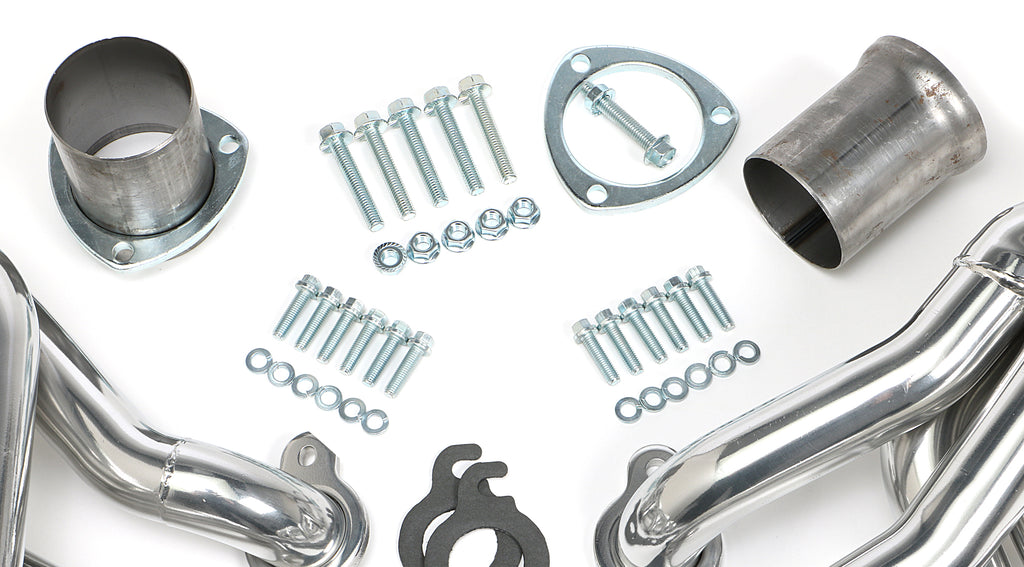 Hedman Hedders 68716 Silver Mild Steel LS Swap Headers For 67-69 Camaro/FB, 68-74 Nova