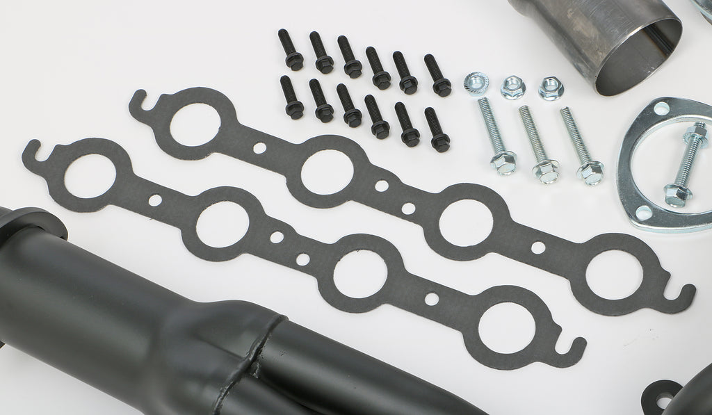 Hedman Hedders 68723 Black Mild Steel LS Swap Headers For 1970-81 Camaro / Firebird