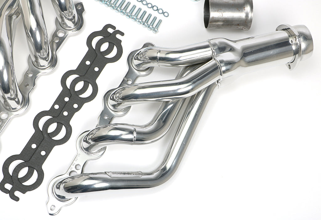 Hedman Hedders 68726 Silver Mild Steel LS Swap Headers For 1970-81 Camaro / Firebird