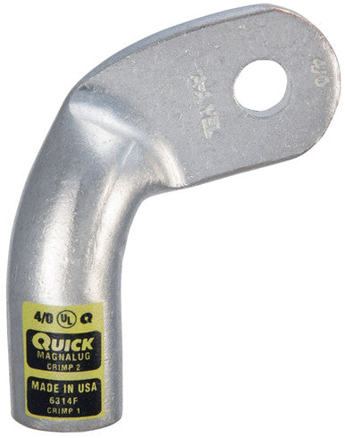 QuickCable 6314-005F Battery Terminal, Right Elbow, 4/0 Ga, Copper, Qty of 5