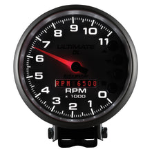 Load image into Gallery viewer, AutoMeter 6895 GAUGE, TACH, 5", 11K RPM, PEDESTAL, DATALOGGING, ULTIMATE DL PLAYBACK, SILVER