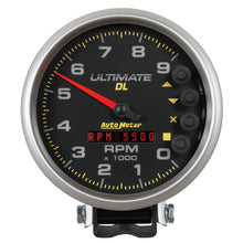 Load image into Gallery viewer, AutoMeter 6896 GAUGE, TACH, 5", 9K RPM, PEDESTAL, DATALOGGING, ULTIMATE DL PLAYBACK, BLACK