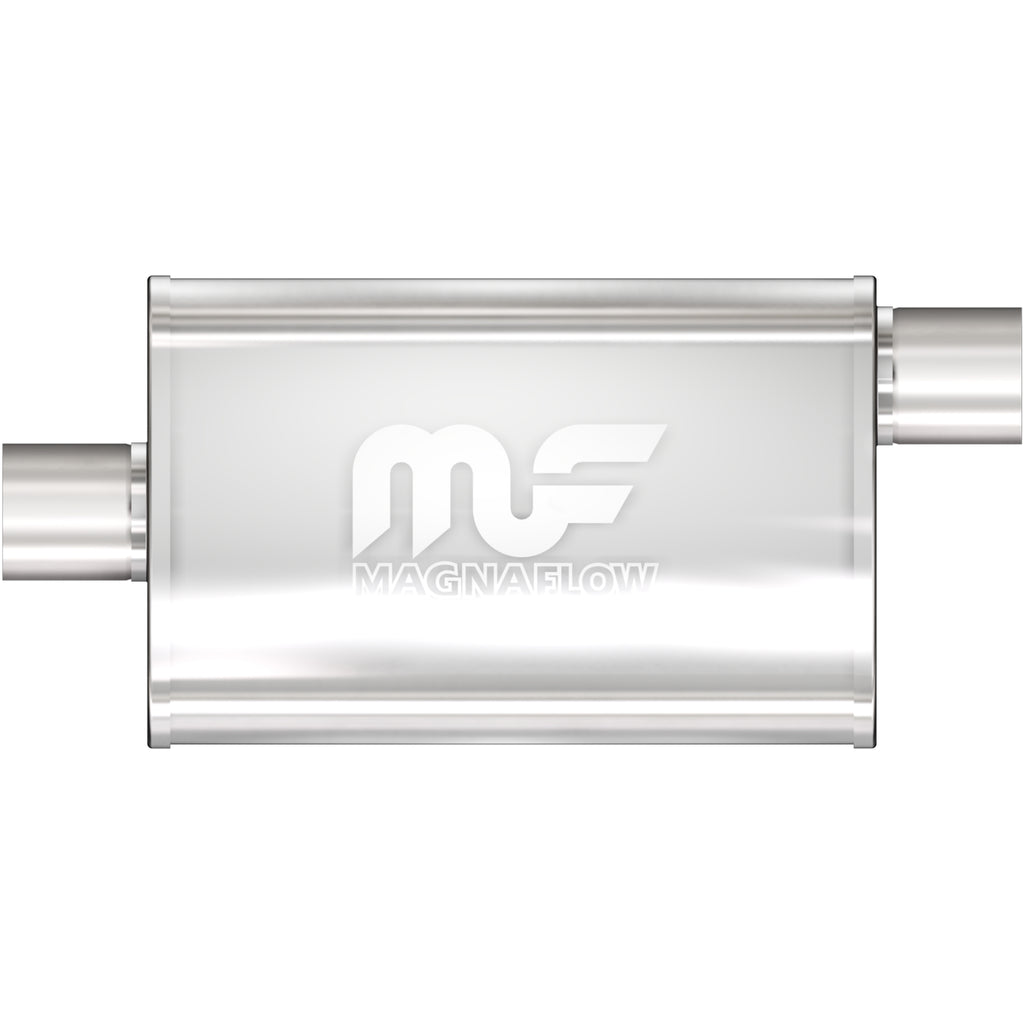 MagnaFlow Exhaust Products 11226 Straight-Through Performance Muffler; 2.5in. Center/Offset; 4x14x9 Body