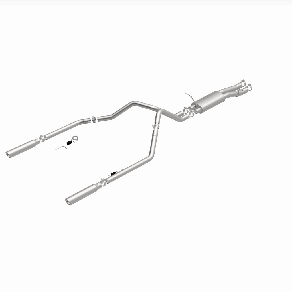 MagnaFlow Exhaust Products 15829 Street Series Polished Cat-Back System for Select Chevrolet Silverado HD, Chevrolet Silverado HD Classic, GMC Sierra HD, GMC Sierra HD Classic