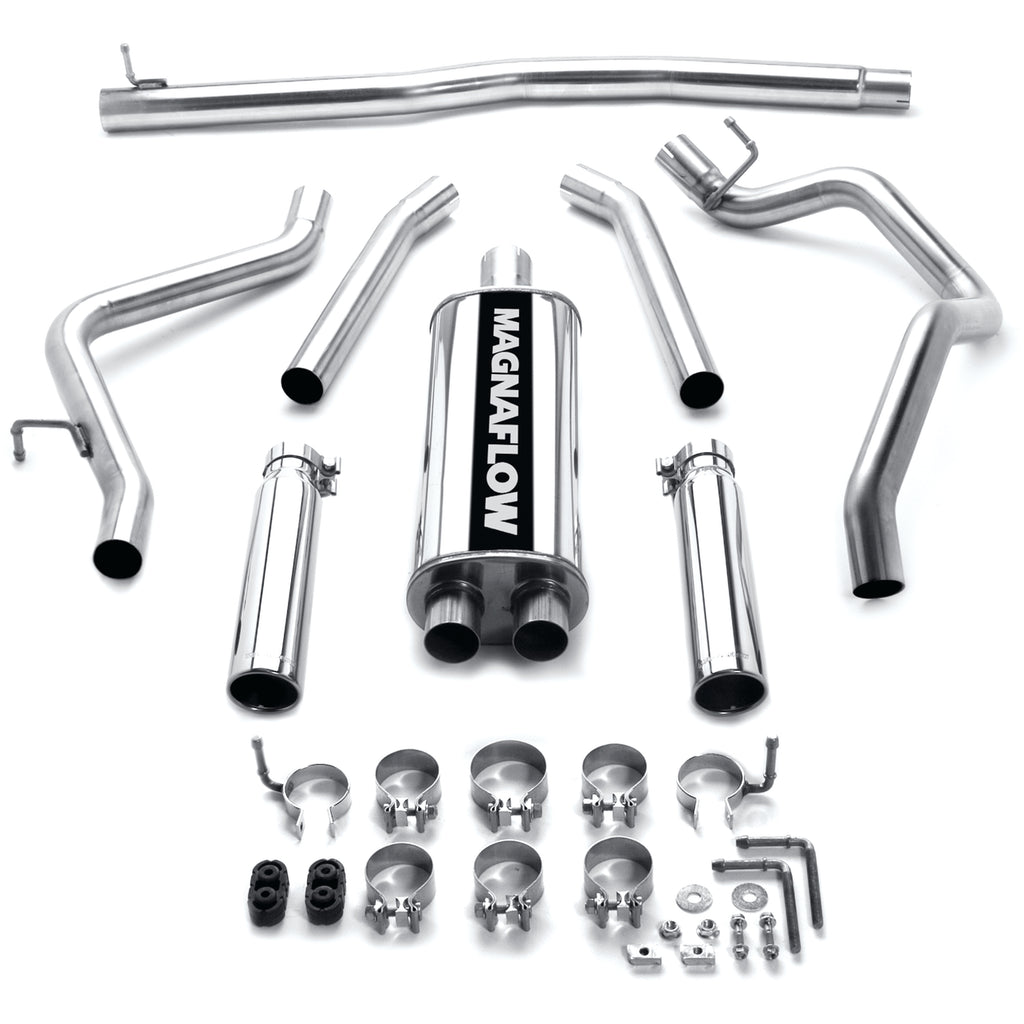MagnaFlow Exhaust Products 16622 Street Series Polished Cat-Back System for Select Dodge Dakota, Mitsubishi Raider