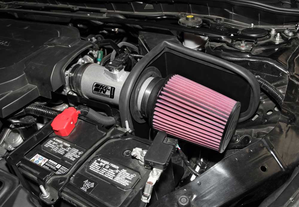 K&N 69-1212TS Performance Air Intake System for Select Acura TLX, Honda Accord