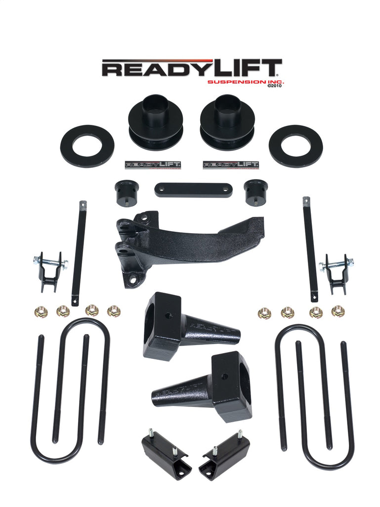 ReadyLift 69-2511TP 2.5in. SST Lift Kit with 5in. Rear Flat Blocks for 2 Piece Drive Shaft without S for Select Ford F-250 Super Duty, Ford F-350 Super Duty