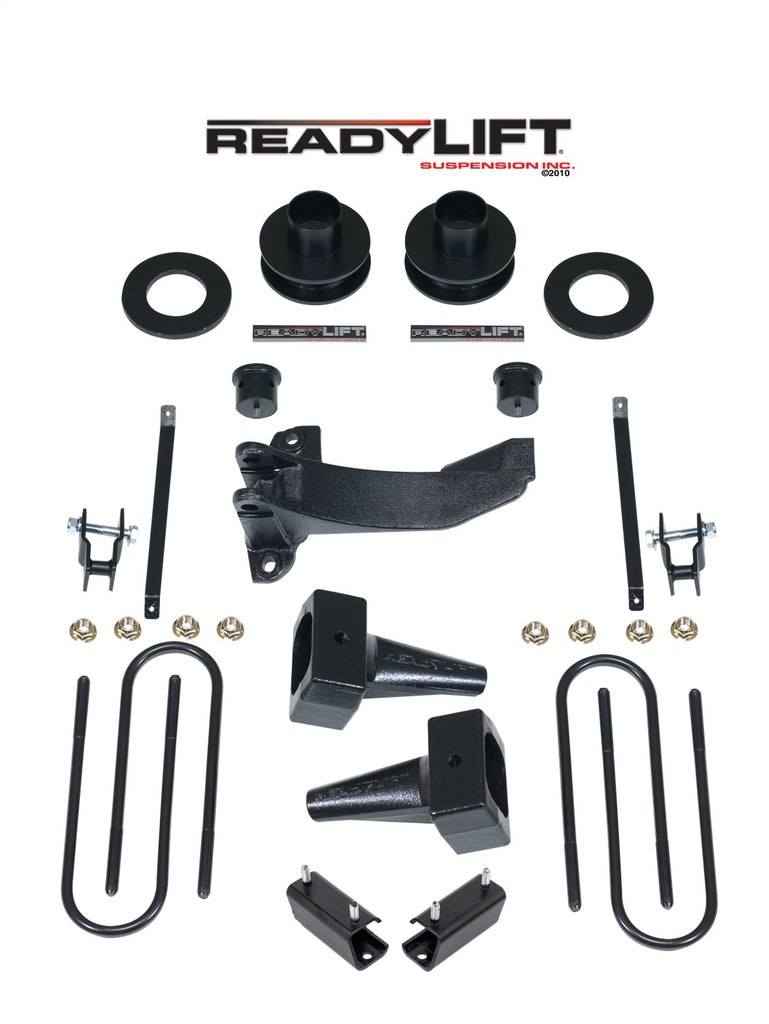 ReadyLift 69-2524 2.5in. SST Lift Kit with 4in. Rear Tapered Blocks-1 Piece Drive Shaft without Sh for Select Ford F-250 Super Duty, Ford F-350 Super Duty