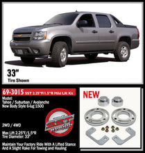Load image into Gallery viewer, ReadyLift 69-3015 2.25in. Front with 1.5in. Rear SST Lift Kit for Select Cadillac Escalade, Cadillac Escalade ESV, Cadillac Escalade EXT, Chevrolet Avalanche, Chevrolet Suburban, Chevrolet Suburban 1500, Chevrolet Tahoe, GMC Yukon, GMC Yukon XL, GMC