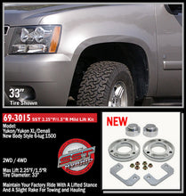 Load image into Gallery viewer, ReadyLift 69-3015 2.25in. Front with 1.5in. Rear SST Lift Kit for Select Cadillac Escalade, Cadillac Escalade ESV, Cadillac Escalade EXT, Chevrolet Avalanche, Chevrolet Suburban, Chevrolet Suburban 1500, Chevrolet Tahoe, GMC Yukon, GMC Yukon XL, GMC