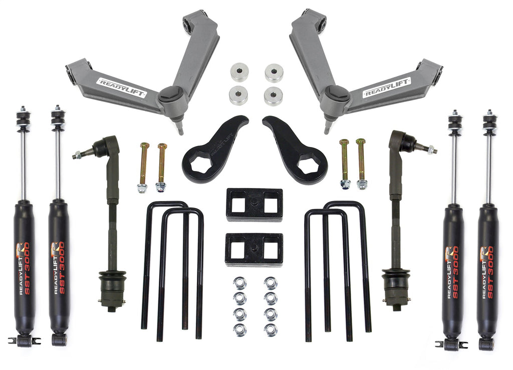 ReadyLift 69-3514 3.5in. SST Lift Kit Front with 2in. Rear with Fabricated Control Arms with SST30 for Select Chevrolet Silverado HD, Chevrolet Silverado HD, GMC Sierra HD, GMC Sierra HD