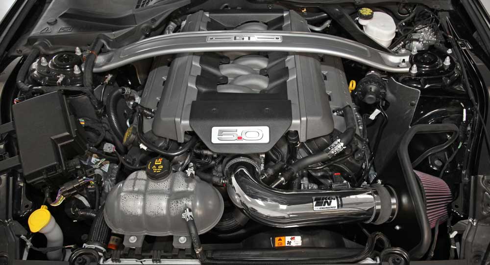 K&N 69-3535TP Performance Air Intake System for Select Ford Mustang
