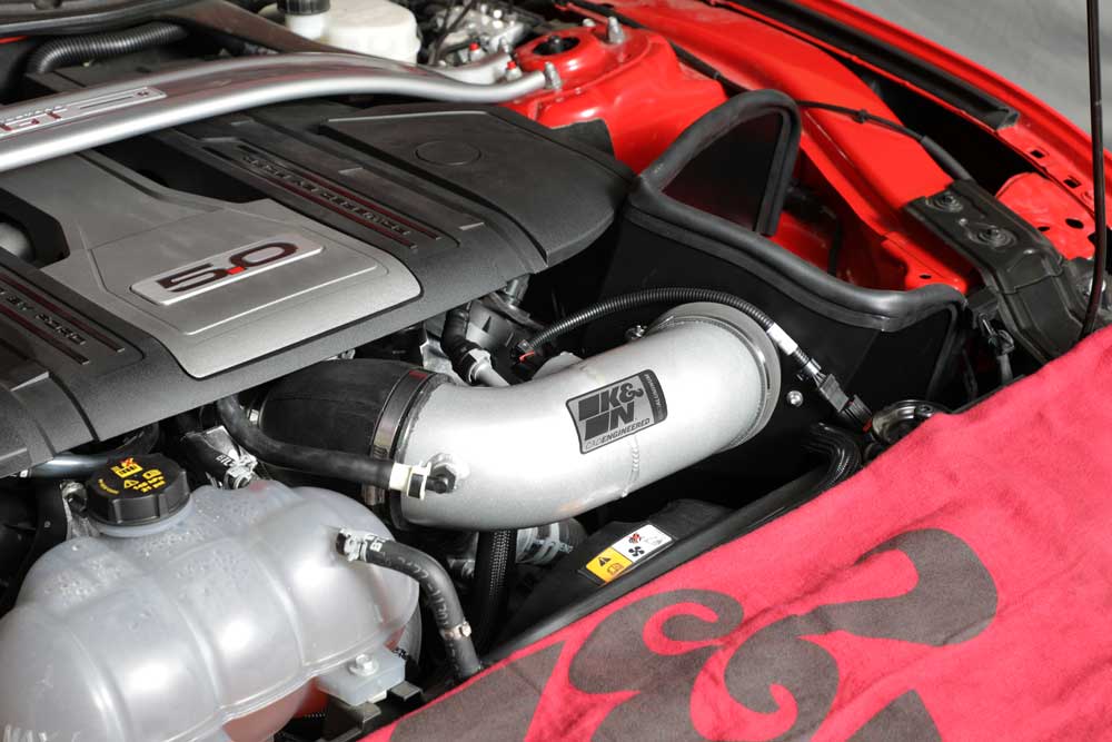 K&N 69-3540TP Performance Air Intake System for Select Ford Mustang