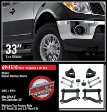 Load image into Gallery viewer, ReadyLift 69-4510 2.5in. SST Lift Kit Front with 1.5in. Rear Shackle without Shocks for Select Nissan Frontier, Nissan Xterra, Suzuki Equator