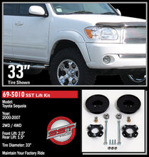 Load image into Gallery viewer, ReadyLift 69-5010 2.0in. SST Lift Kit Front with 1in.Rear Spacer without Shocks for Select Toyota Sequoia