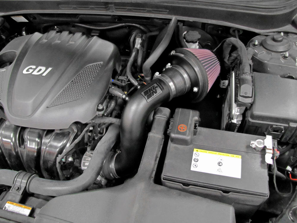 K&N 69-5301TTK Performance Air Intake System for Select Hyundai Sonata, Kia Optima