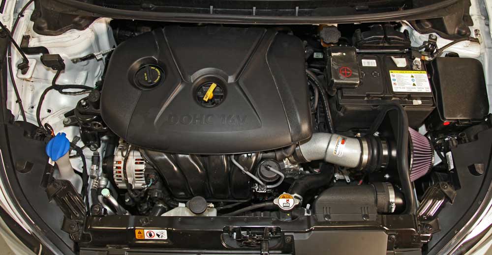 K&N 69-5315TS Performance Air Intake System for Select Hyundai Elantra, Hyundai Elantra Coupe, Hyundai Elantra GT