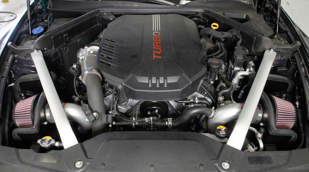 K&N 69-5318TS Performance Air Intake System for Select Genesis G70, Kia Stinger