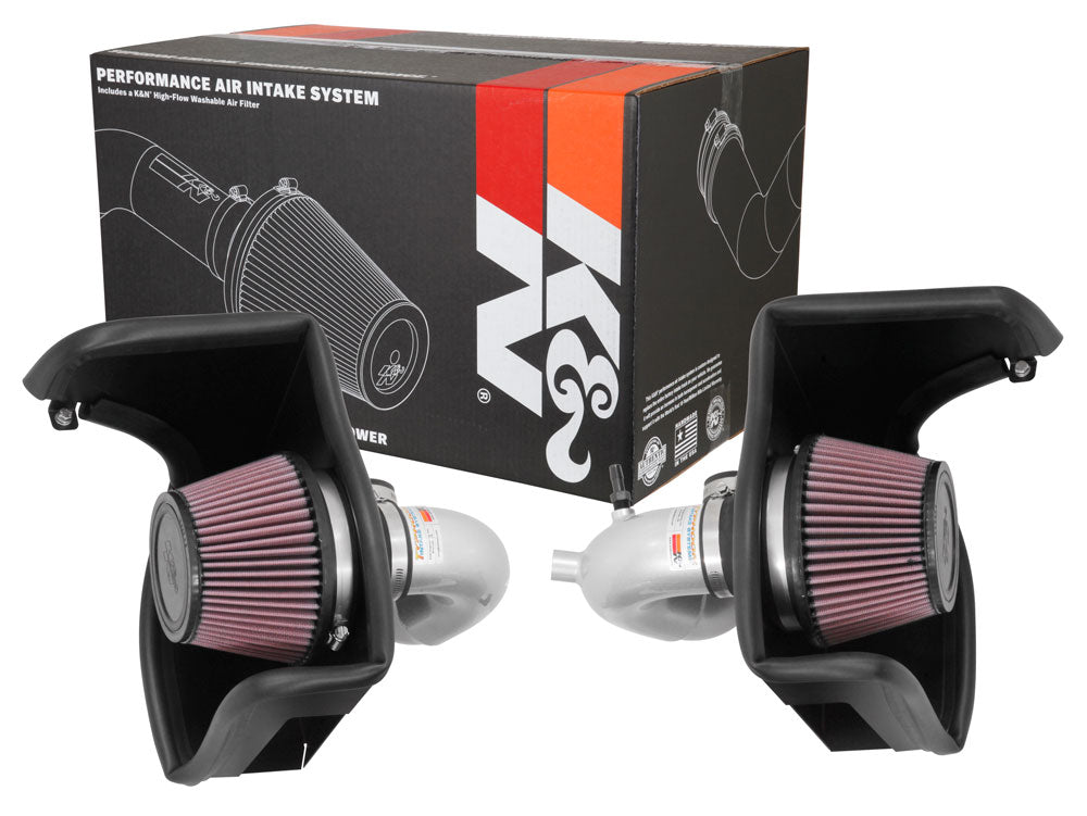 K&N 69-5318TS Performance Air Intake System for Select Genesis G70, Kia Stinger
