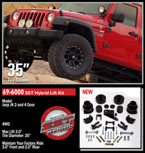 Load image into Gallery viewer, ReadyLift 69-6000 3in. SST Lift Kit without Shocks for Select Jeep Wrangler, Jeep Wrangler JK