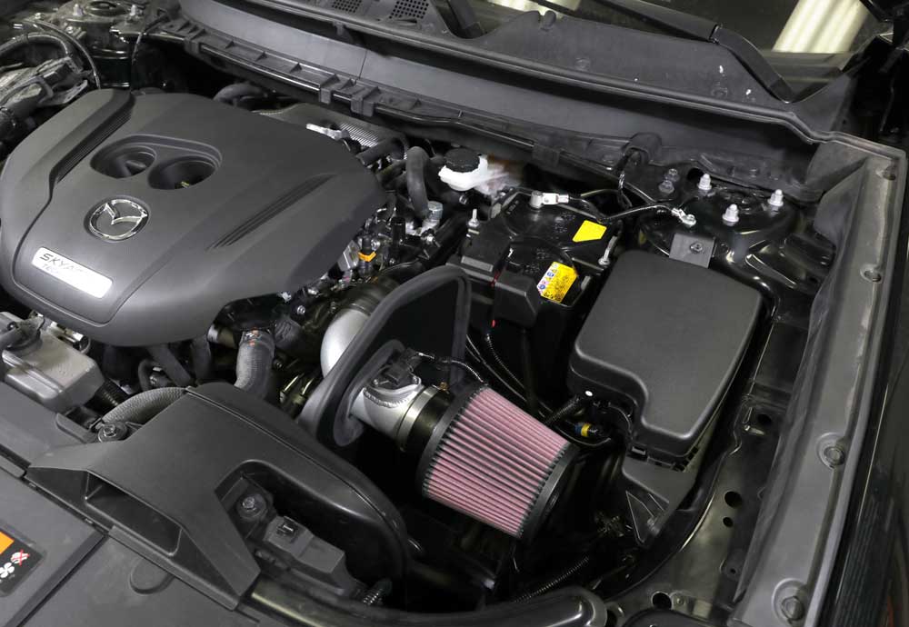 K&N 69-6034TS Performance Air Intake System for Select Mazda 6, Mazda CX-5, Mazda CX-9