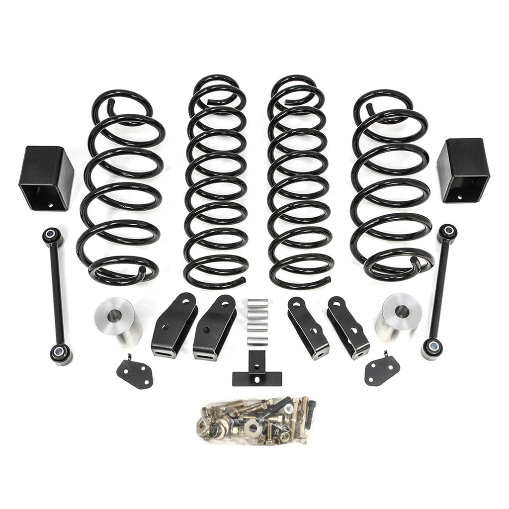 ReadyLift 69-6827 2.5in. Coil Spring Lift Kit (black spring w/shock extensions) for Select Jeep Wrangler